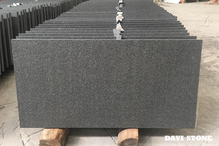 Shanxi Black Granite Stone Tiles 60X80 Flamed - Dayi Stone